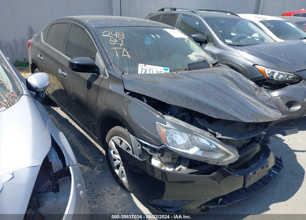 2017 NISSAN SENTRA SV VIN: 3N1AB7AP0HY313850