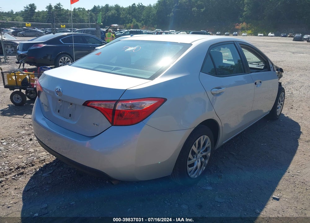 2019 TOYOTA COROLLA LE VIN: 2T1BURHE8KC141215