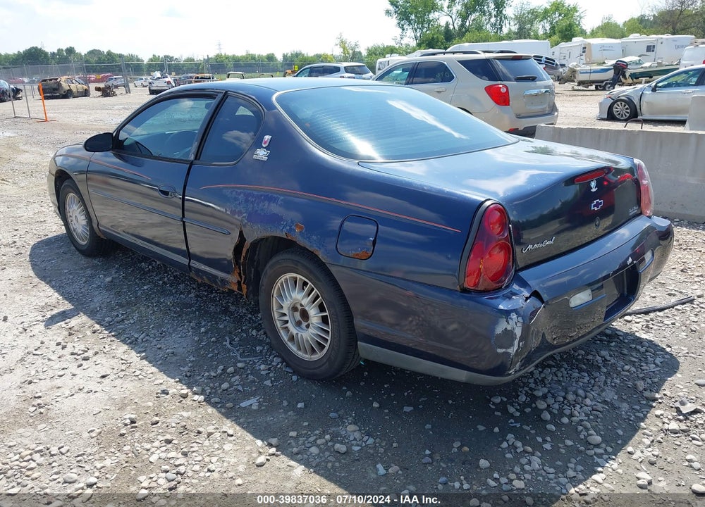 2002 CHEVROLET MONTE CARLO LS VIN: 2G1WW12E329223996