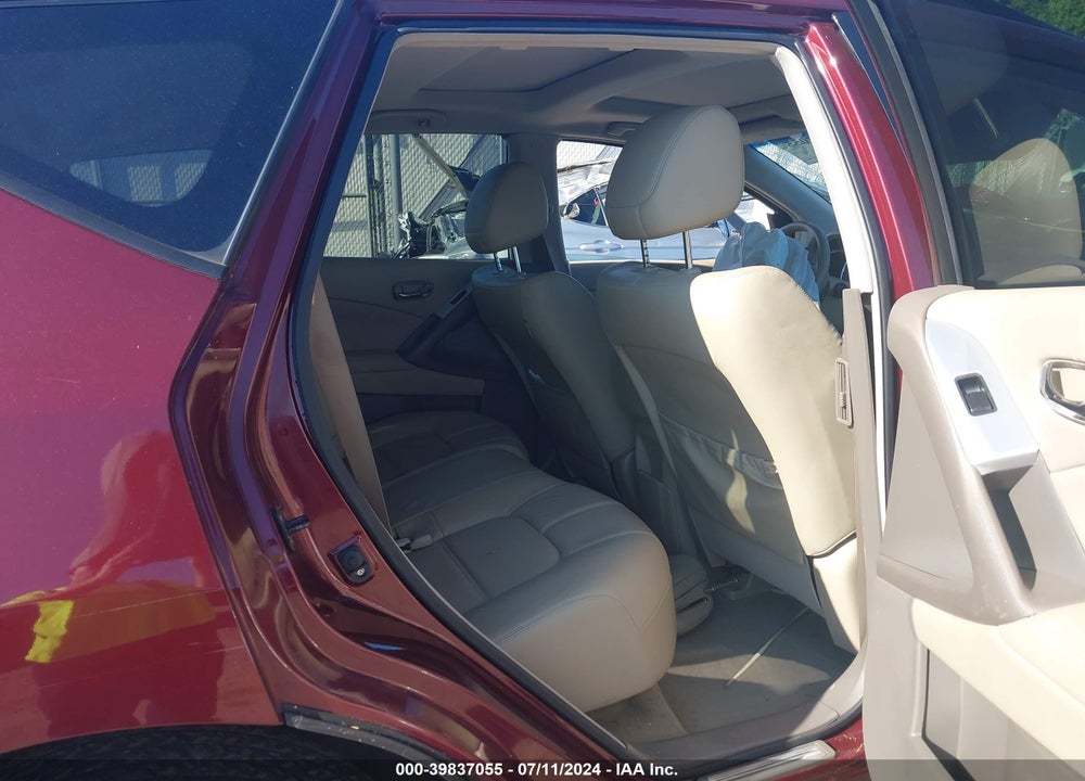 2011 NISSAN MURANO SL VIN: JN8AZ1MU9BW060988