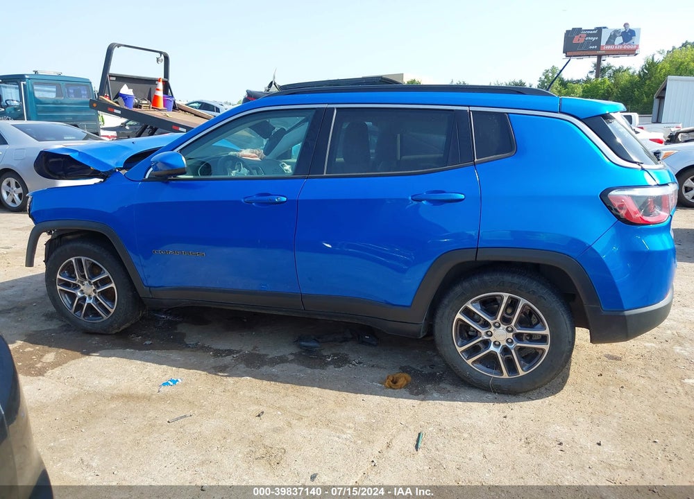 2019 JEEP COMPASS SUN AND WHEEL FWD VIN: 3C4NJCBB4KT730695