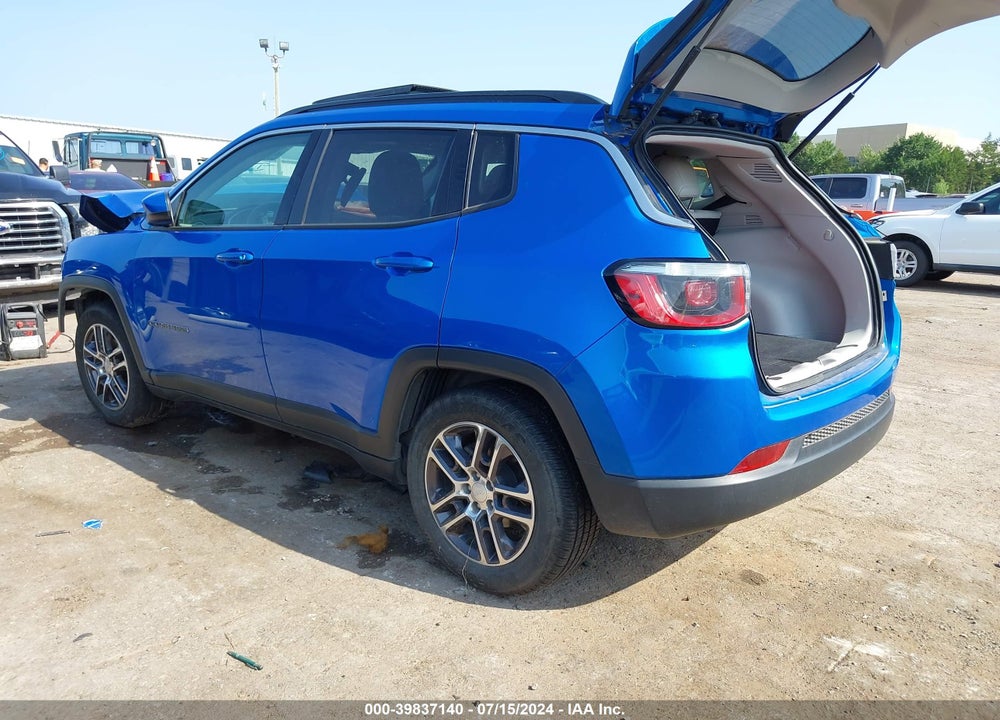 2019 JEEP COMPASS SUN AND WHEEL FWD VIN: 3C4NJCBB4KT730695