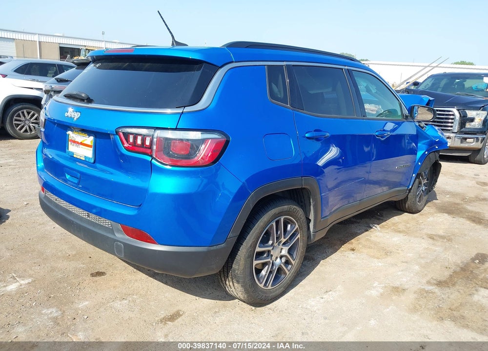 2019 JEEP COMPASS SUN AND WHEEL FWD VIN: 3C4NJCBB4KT730695