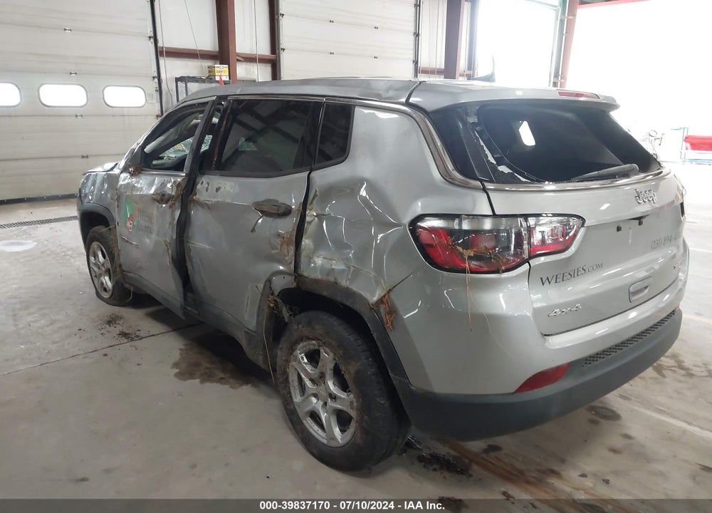 2022 JEEP COMPASS SPORT 4X4 VIN: 3C4NJDAB7NT117563