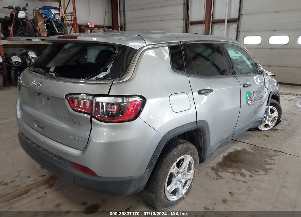 2022 JEEP COMPASS SPORT 4X4 VIN: 3C4NJDAB7NT117563