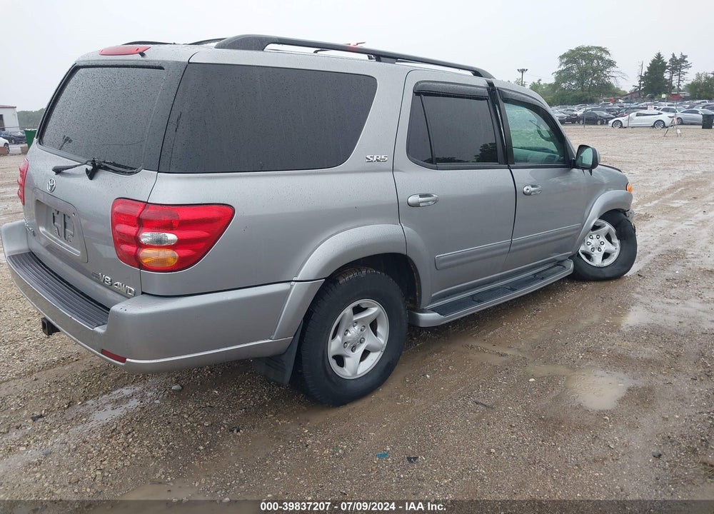 2002 TOYOTA SEQUOIA SR5 V8 VIN: 5TDBT44A52S126316