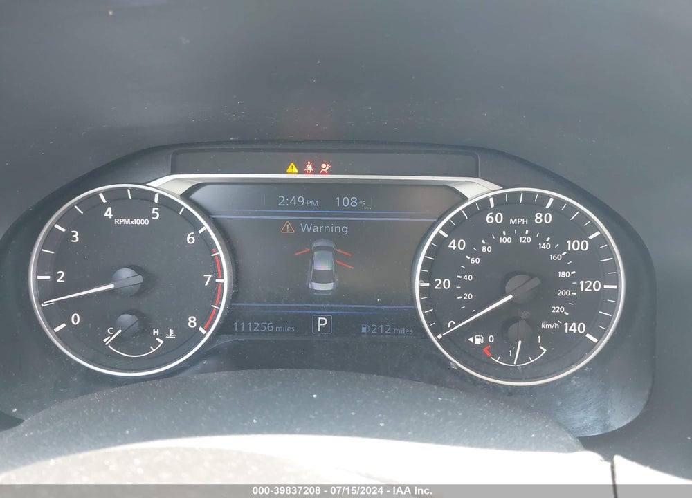 2021 NISSAN ALTIMA SR FWD VIN: 1N4BL4CV6MN389532