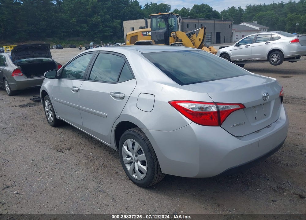 2015 TOYOTA COROLLA LE VIN: 2T1BURHE3FC313303