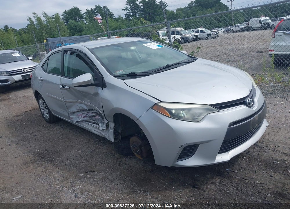2015 TOYOTA COROLLA LE VIN: 2T1BURHE3FC313303
