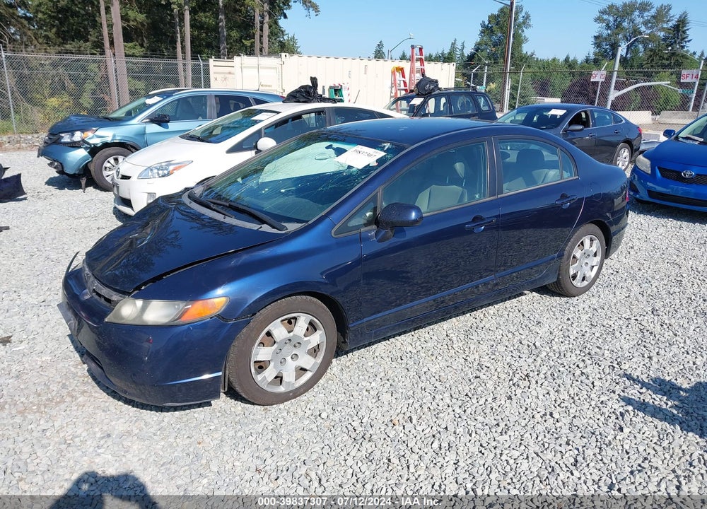 2007 HONDA CIVIC LX VIN: 1HGFA16557L029830