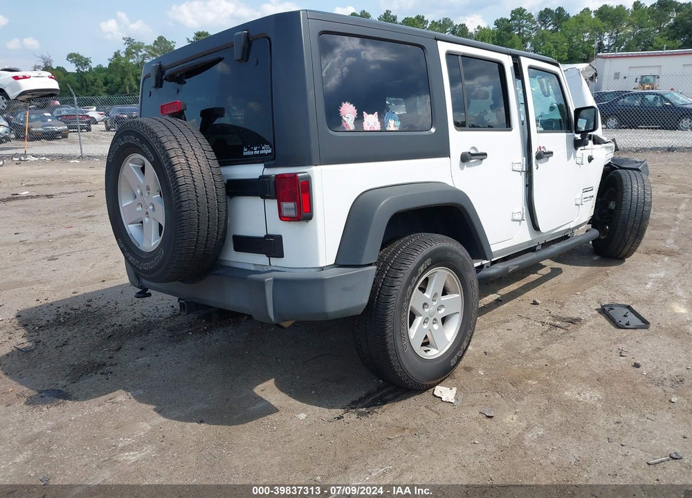 2018 JEEP WRANGLER JK UNLIMITED SPORT S 4X4 VIN: 1C4BJWDG8JL860308