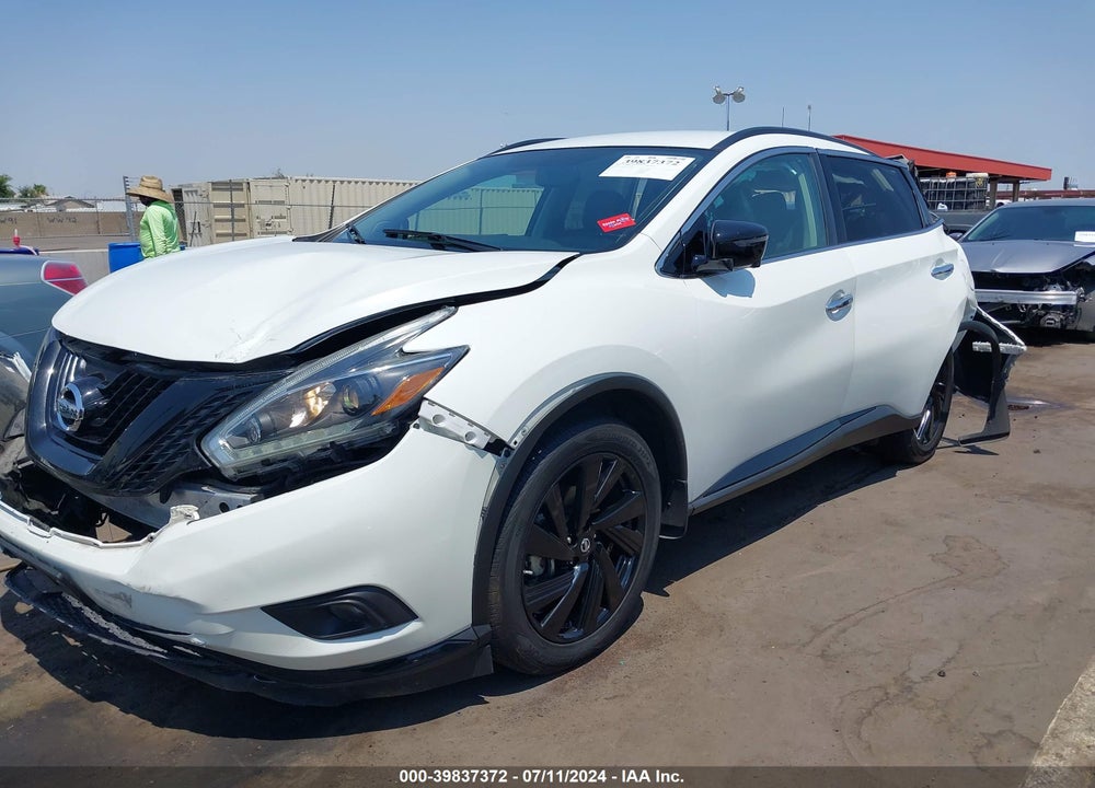 2018 NISSAN MURANO SL VIN: 5N1AZ2MH1JN119309