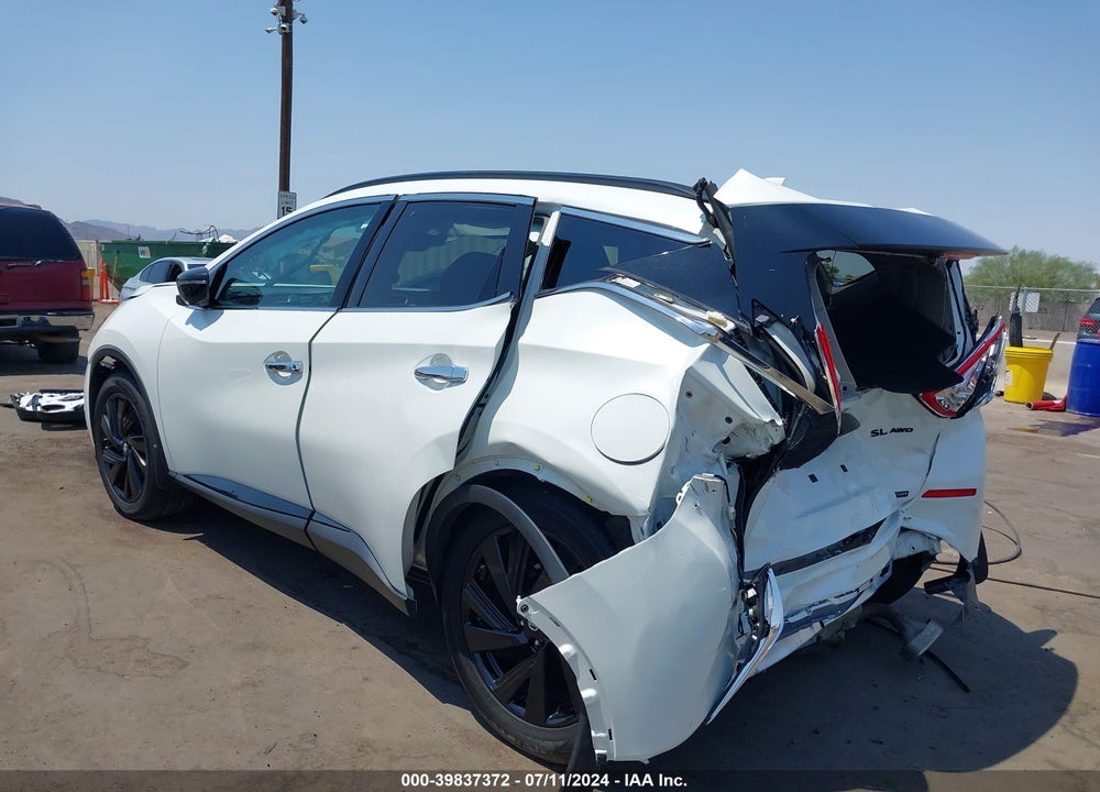 2018 NISSAN MURANO SL VIN: 5N1AZ2MH1JN119309