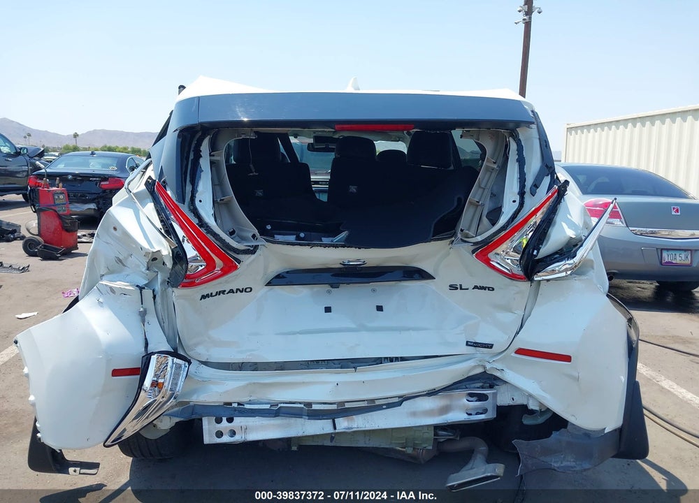 2018 NISSAN MURANO SL VIN: 5N1AZ2MH1JN119309