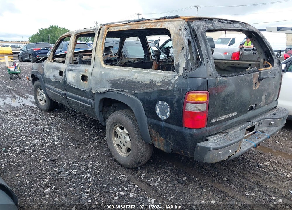 2001 CHEVROLET SUBURBAN 1500 LS VIN: 3GNEC16T01G285677