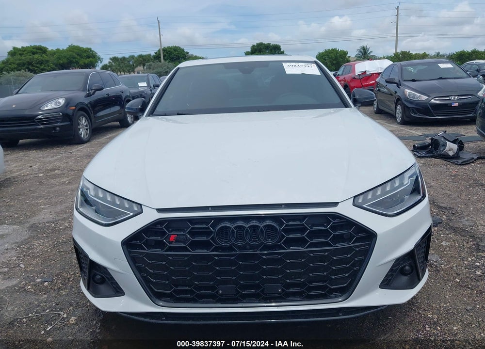 2023 AUDI S4 PREMIUM PLUS TFSI QUATTRO TIPTRONIC VIN: WAUB4AF46PA084338