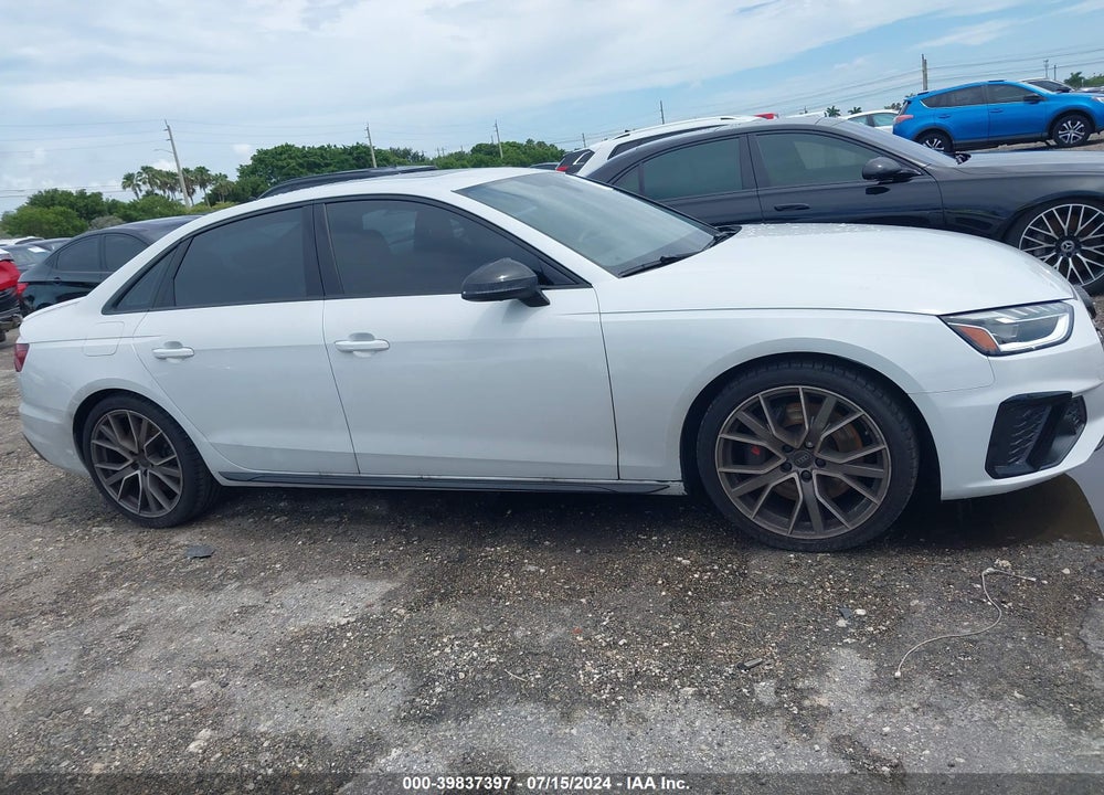 2023 AUDI S4 PREMIUM PLUS TFSI QUATTRO TIPTRONIC VIN: WAUB4AF46PA084338