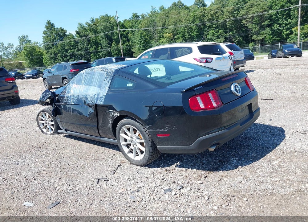 2011 FORD MUSTANG V6 PREMIUM VIN: 1ZVBP8AM0B5103023