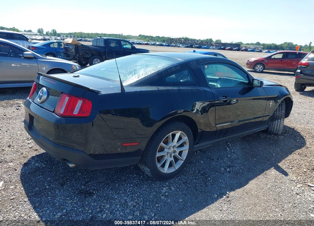 2011 FORD MUSTANG V6 PREMIUM VIN: 1ZVBP8AM0B5103023