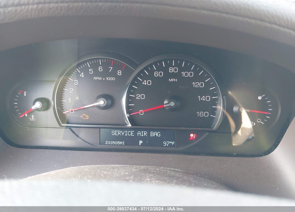 2008 CADILLAC SRX V6 VIN: 1GYEE637080124794
