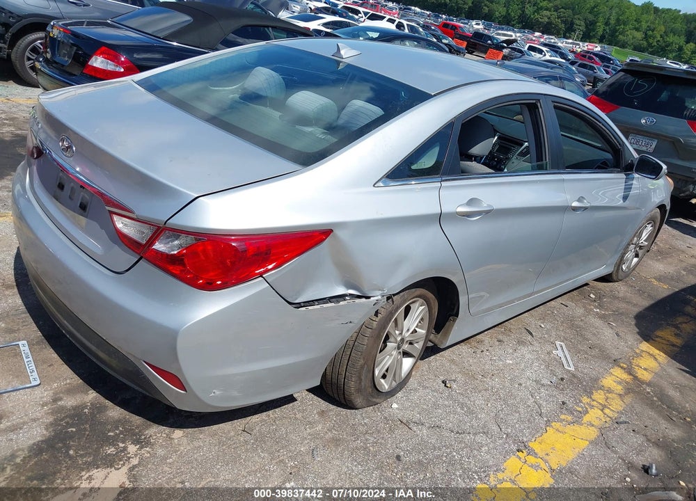 2014 HYUNDAI SONATA GLS VIN: 5NPEB4AC2EH843434