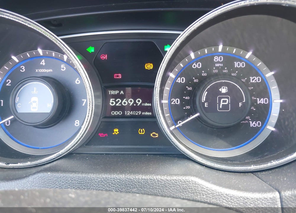 2014 HYUNDAI SONATA GLS VIN: 5NPEB4AC2EH843434