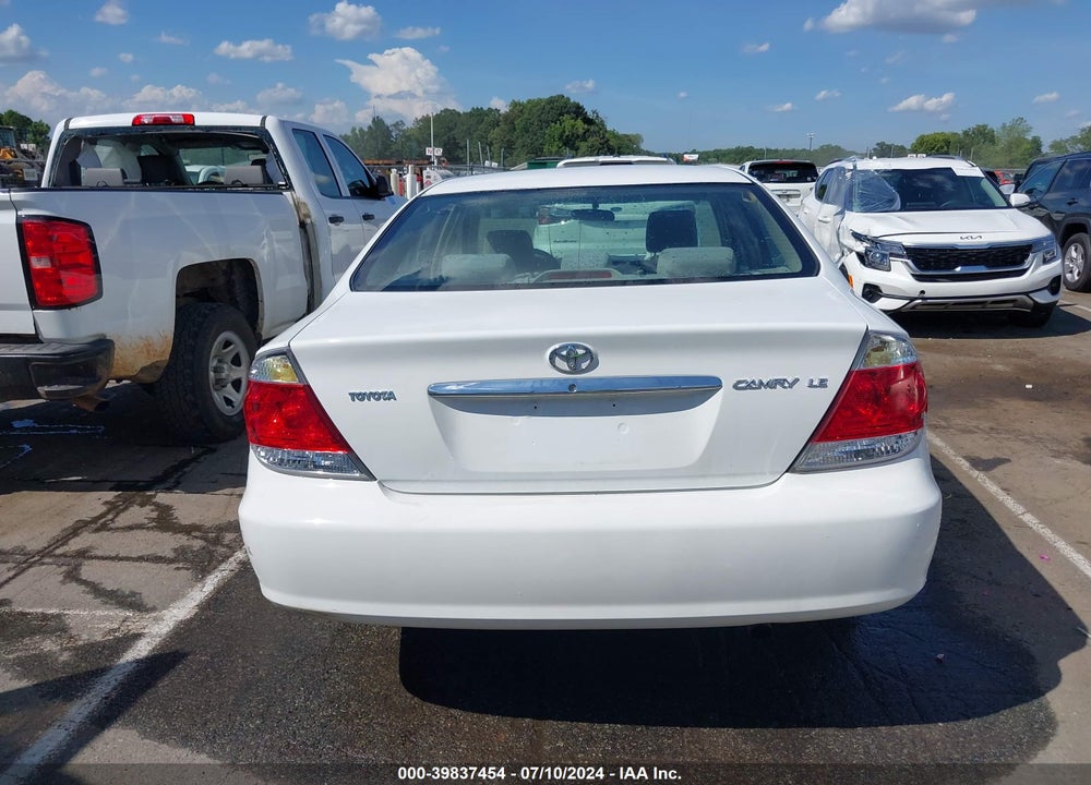 2006 TOYOTA CAMRY LE VIN: 4T1BE32K06U715951
