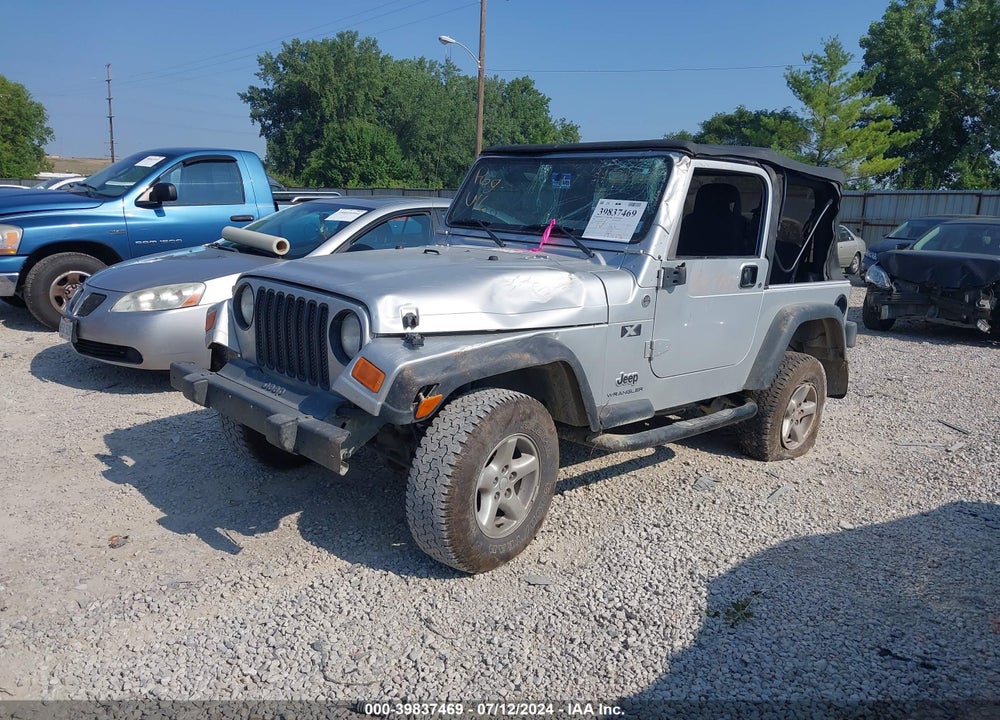 2005 JEEP WRANGLER X VIN: 1J4FA39S85P344049