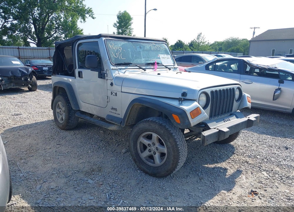 2005 JEEP WRANGLER X VIN: 1J4FA39S85P344049