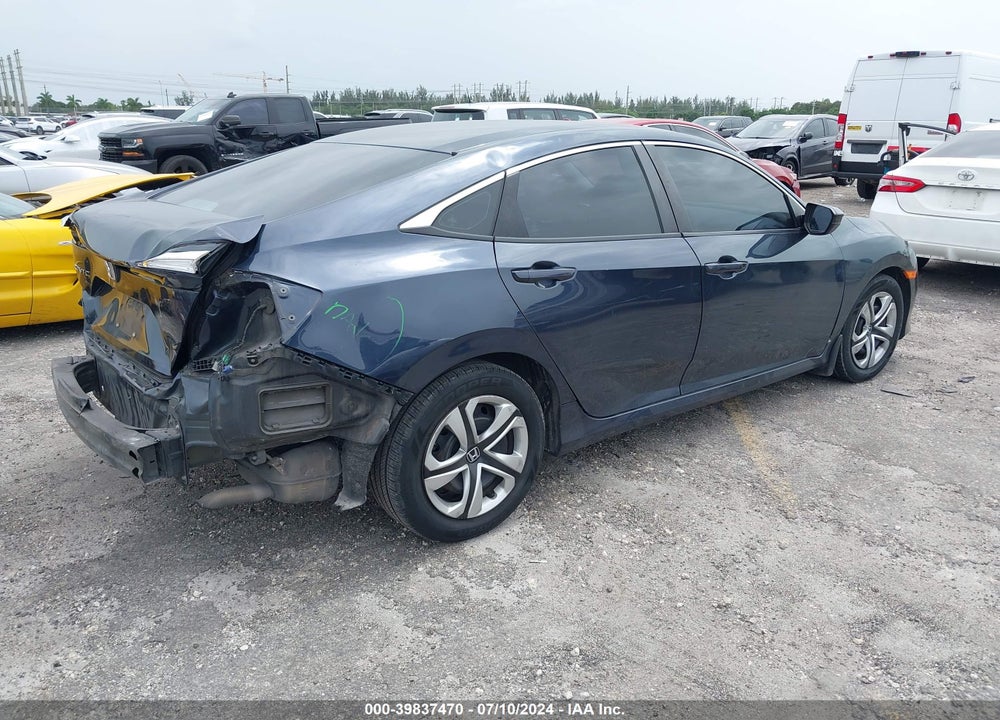 2017 HONDA CIVIC LX VIN: 19XFC2F5XHE043456