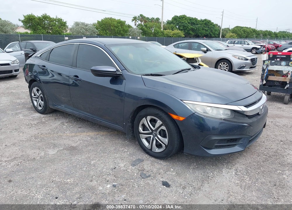 2017 HONDA CIVIC LX VIN: 19XFC2F5XHE043456
