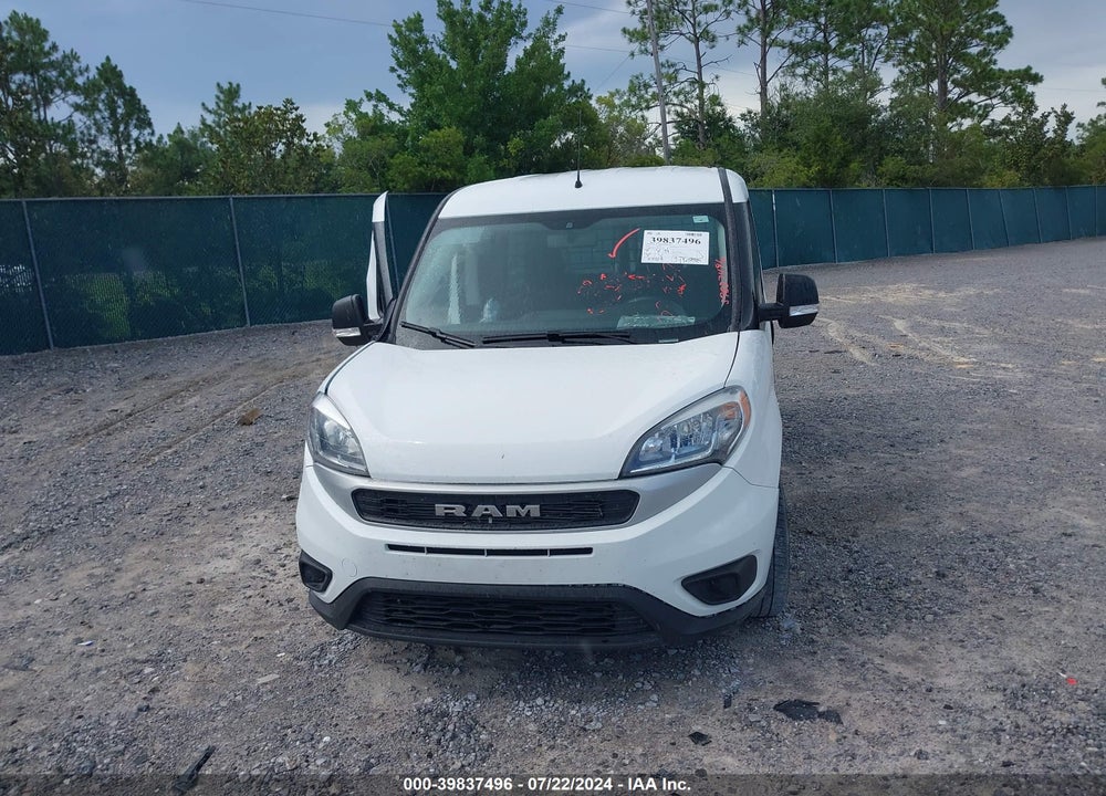 2022 RAM PROMASTER CITY CARGO VAN VIN: ZFBHRFAB0N6W55701