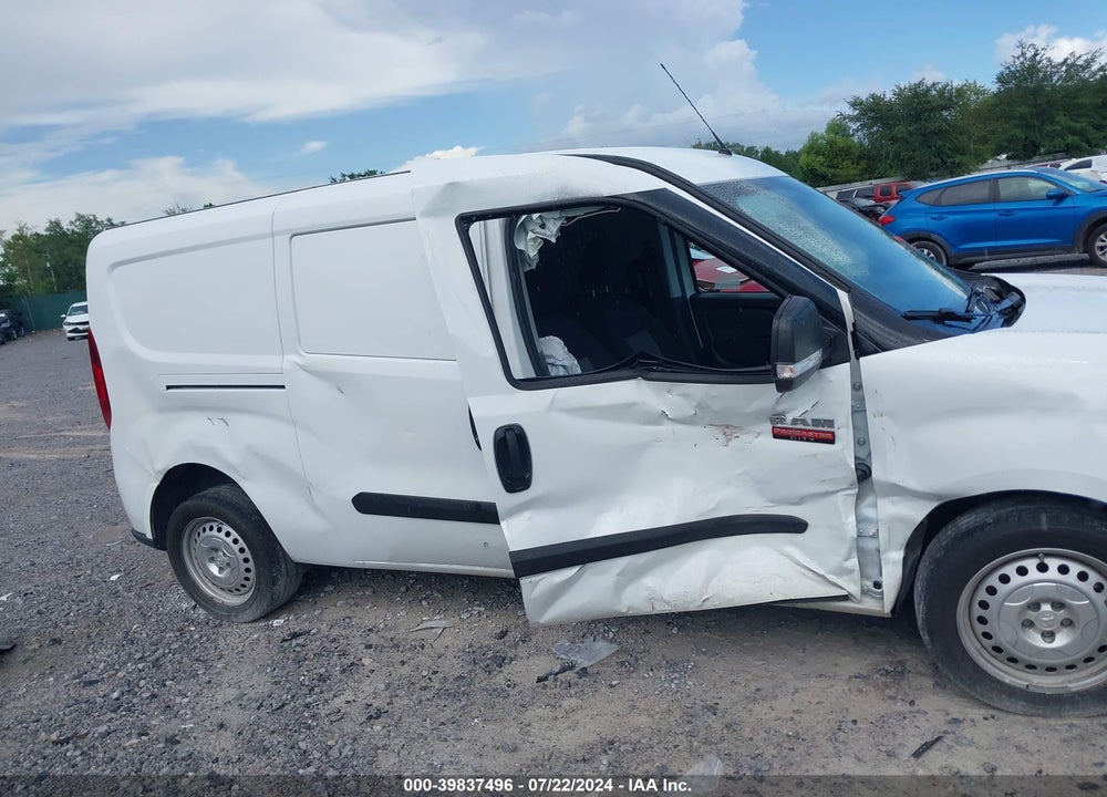 2022 RAM PROMASTER CITY CARGO VAN VIN: ZFBHRFAB0N6W55701