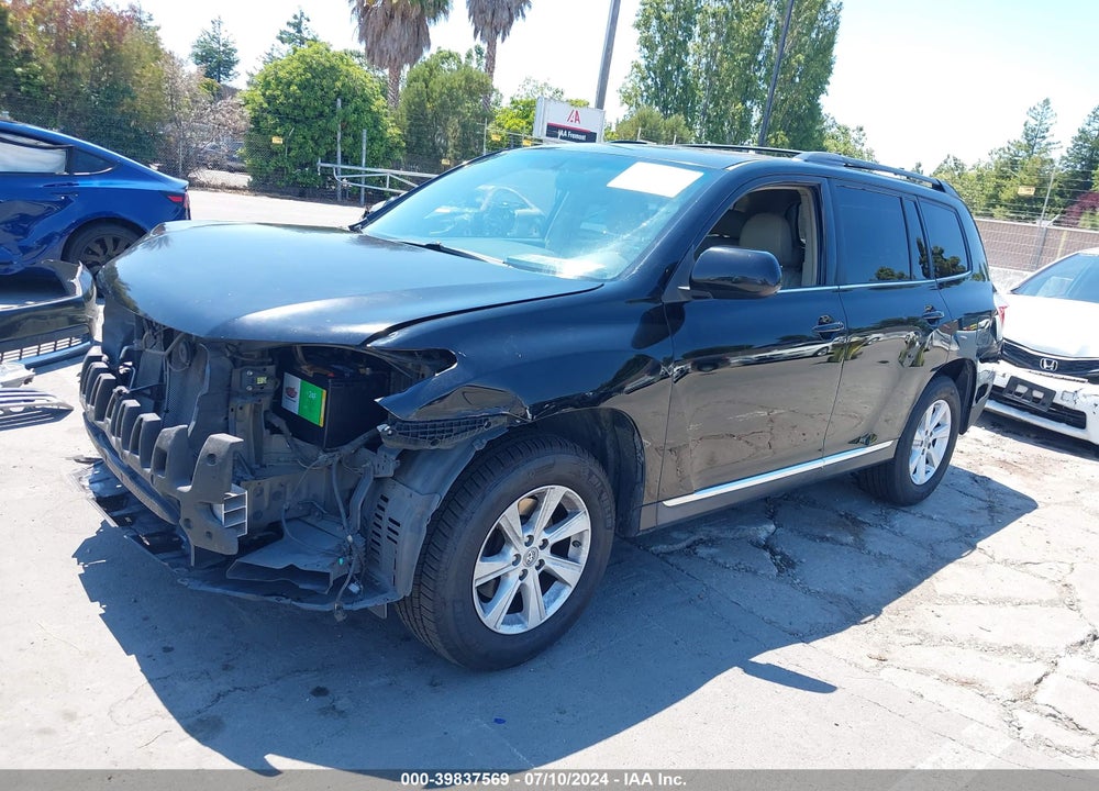 2012 TOYOTA HIGHLANDER SE V6 VIN: 5TDZK3EH8CS066895