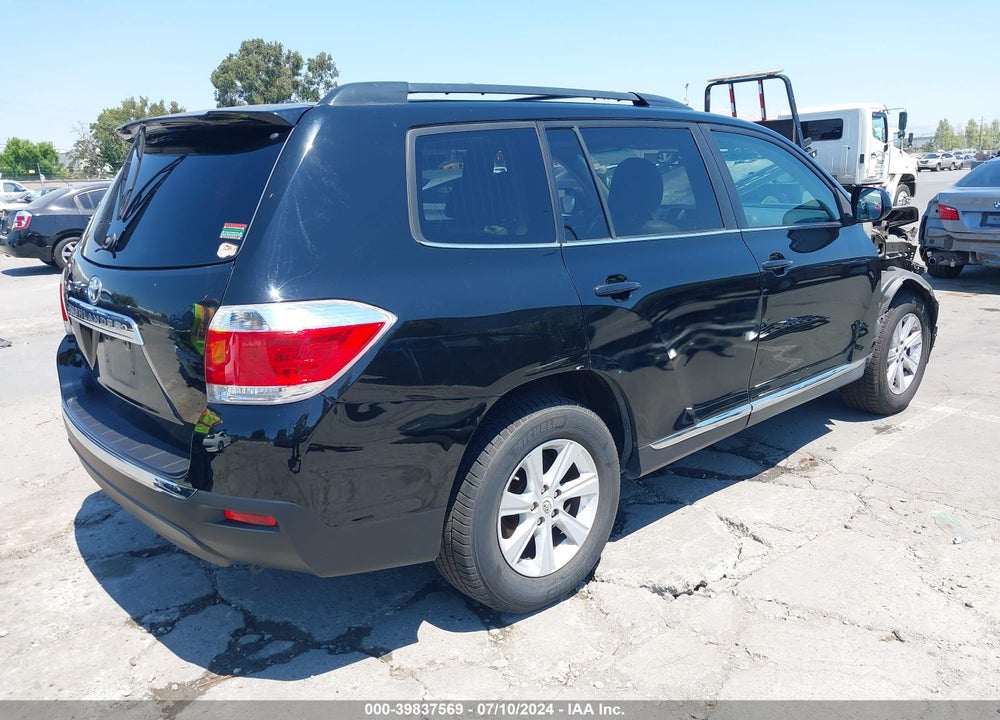 2012 TOYOTA HIGHLANDER SE V6 VIN: 5TDZK3EH8CS066895