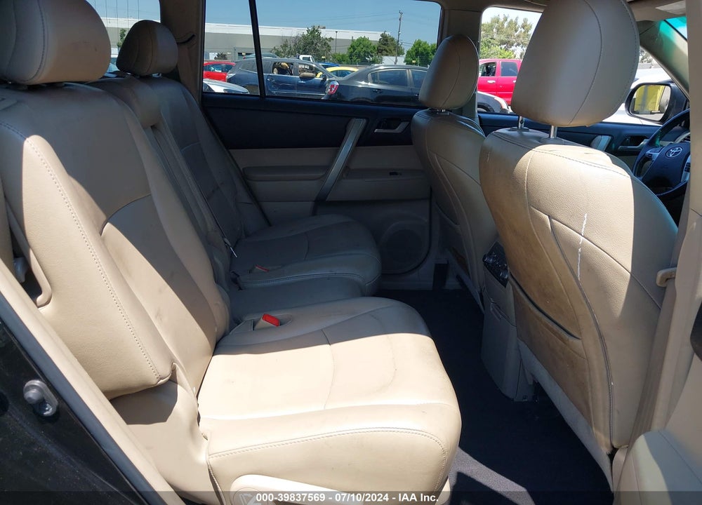 2012 TOYOTA HIGHLANDER SE V6 VIN: 5TDZK3EH8CS066895