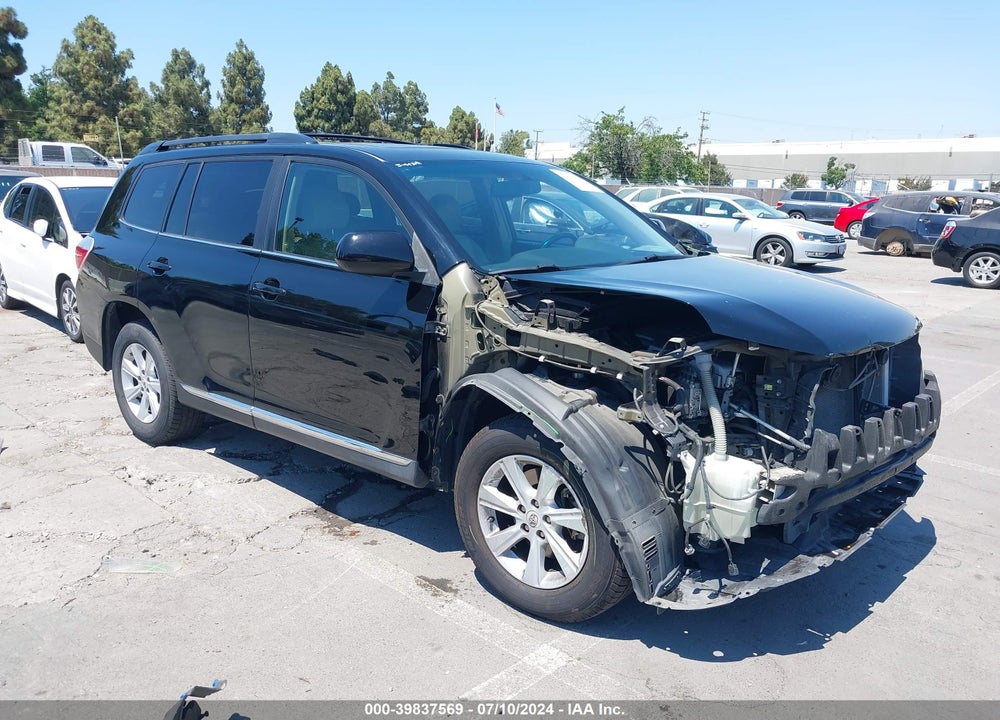 2012 TOYOTA HIGHLANDER SE V6 VIN: 5TDZK3EH8CS066895