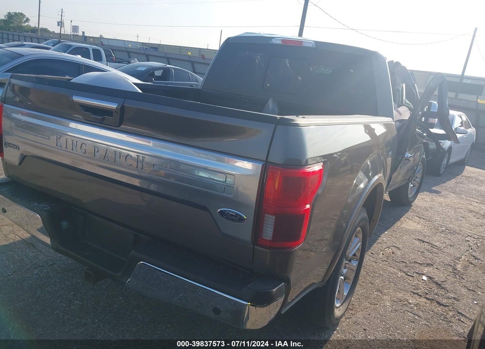 2018 FORD F-150 KING RANCH VIN: 1FTEW1EG8JFB59962