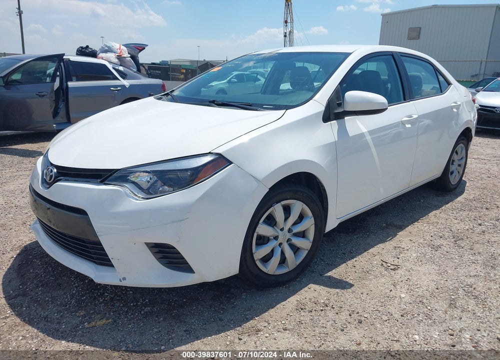 2016 TOYOTA COROLLA LE VIN: 5YFBURHE5GP510782