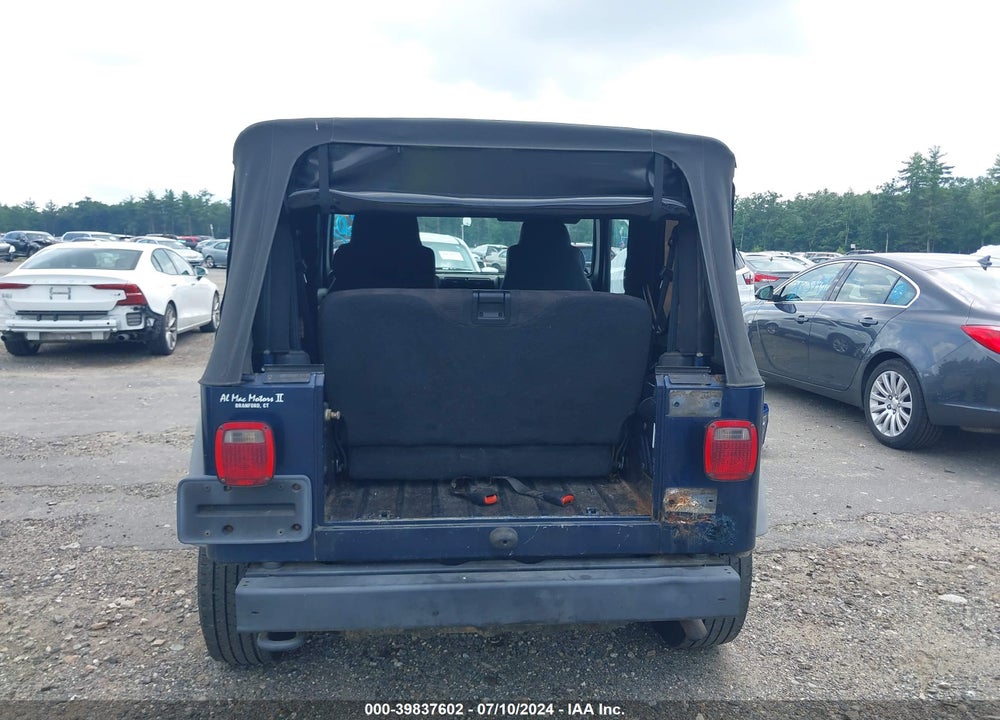2003 JEEP WRANGLER SPORT VIN: 1J4FA49S13P351072