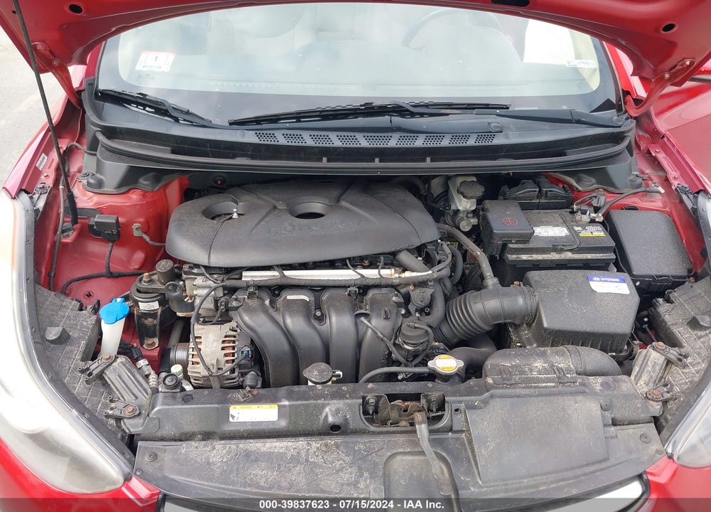 2011 HYUNDAI ELANTRA LIMITED (ULSAN PLANT) VIN: KMHDH4AE5BU161124