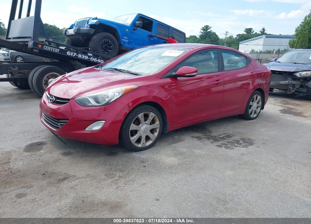 2011 HYUNDAI ELANTRA LIMITED (ULSAN PLANT) VIN: KMHDH4AE5BU161124