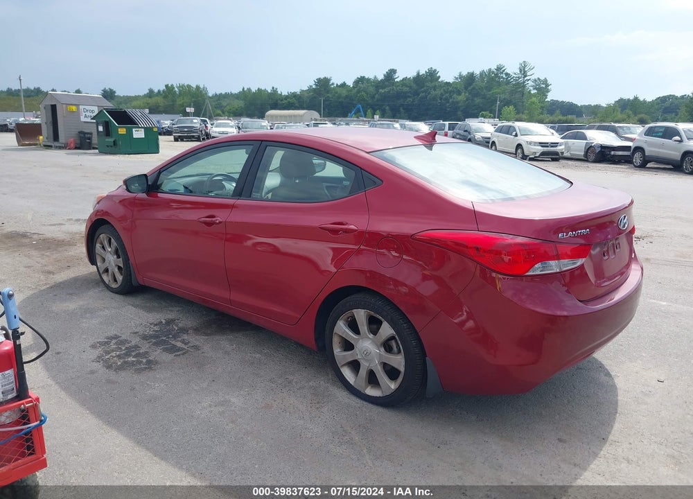 2011 HYUNDAI ELANTRA LIMITED (ULSAN PLANT) VIN: KMHDH4AE5BU161124