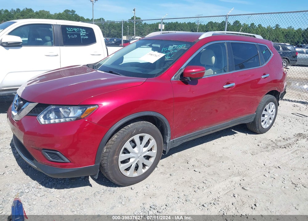 2016 NISSAN ROGUE S VIN: JN8AT2MTXGW013569