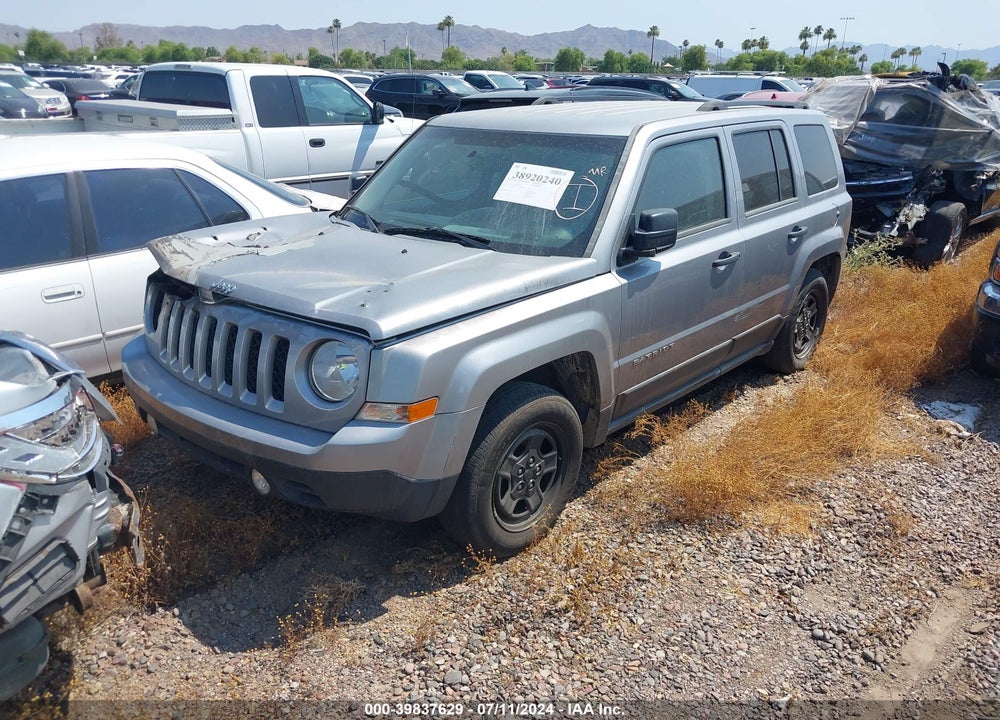 2015 JEEP PATRIOT SPORT VIN: 1C4NJPBB3FD419567