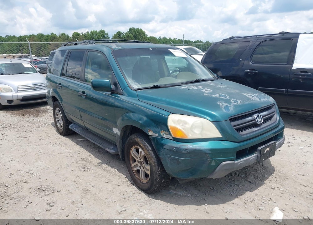 2003 HONDA PILOT EX-L VIN: 2HKYF18653H503370