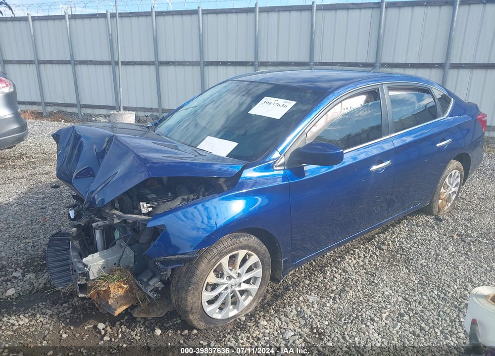 2018 NISSAN SENTRA SV VIN: 3N1AB7APXJY274626