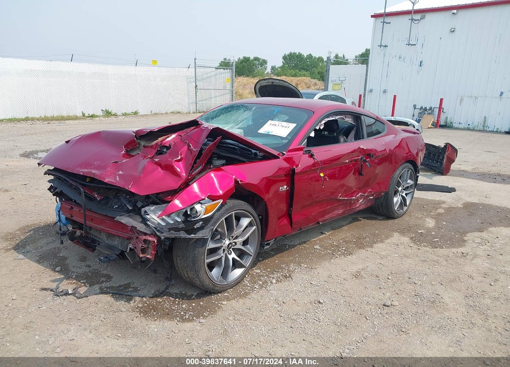 2016 FORD MUSTANG GT PREMIUM VIN: 1FA6P8CF0G5231424