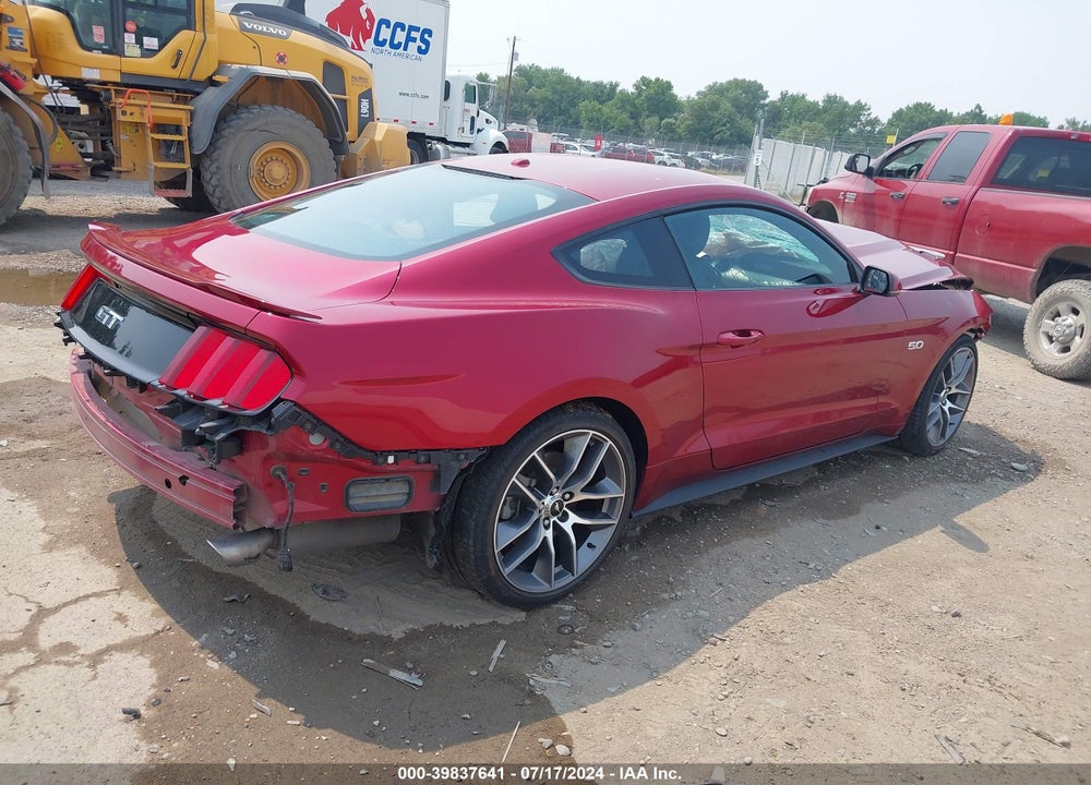 2016 FORD MUSTANG GT PREMIUM VIN: 1FA6P8CF0G5231424