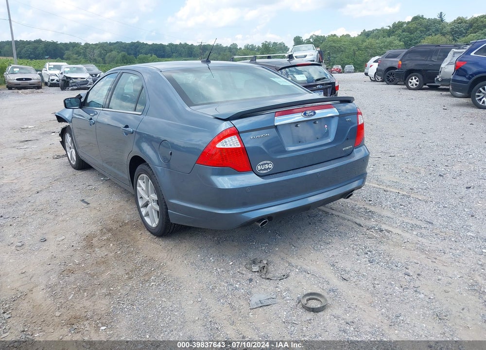 2012 FORD FUSION SEL VIN: 3FAHP0JG2CR253941